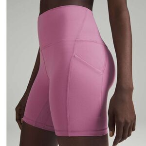 Lululemon Align High-Rise Short with Pockets 6” Velvet Dust Pink Size 8